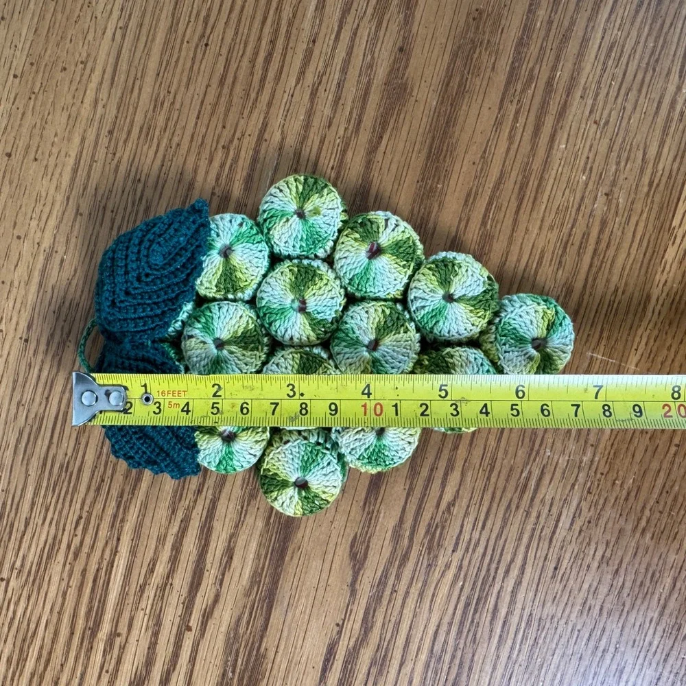 Handmade Grape Cluster Hot Pad‎ Pot Holder Green Kitchen Decor